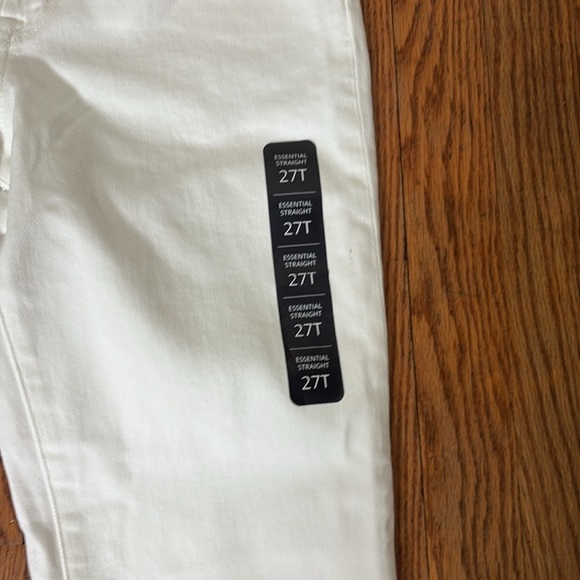 J.Crew‎ Tall essential straight jean in all-day stretch white  size 27T NWT - Picture 4 of 7